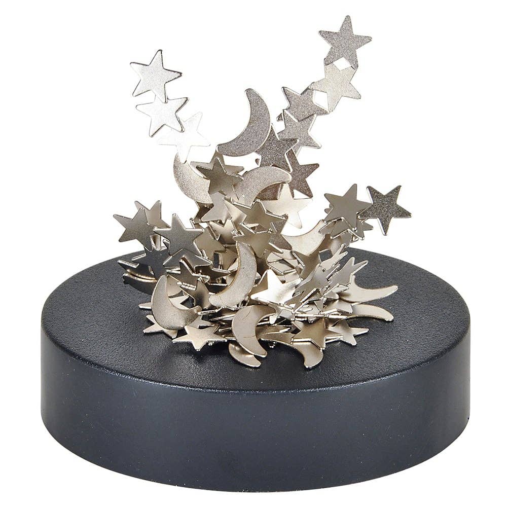 Cosmic 3.5-Inch Magnetic Star and Moon Sculpture Desk Toy