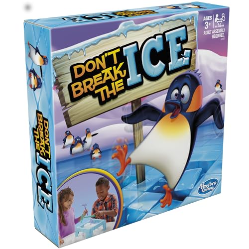 Hasbro Gaming Don't Break The Ice Preschool Game, Board Games for Kids Ages 3 and Up