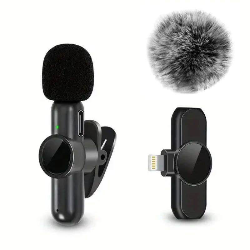 Wireless Bluetooth Lavalier Mic | Portable Vlogging Kit