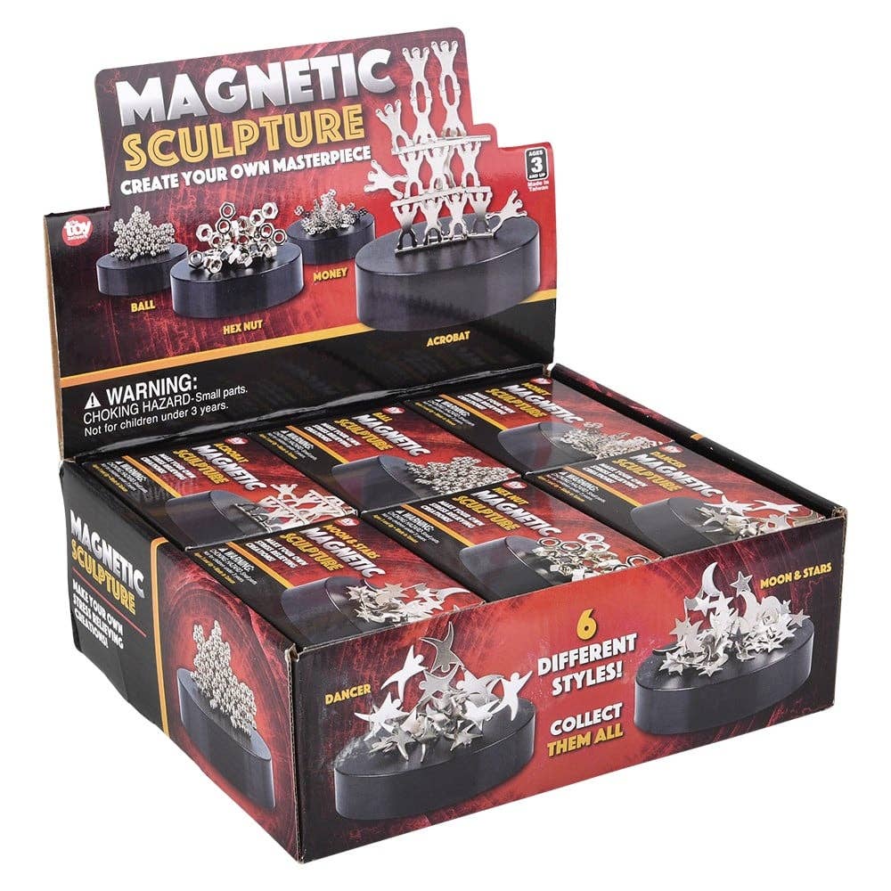 3.5-Inch Magnetic Sculpture Building Sets – Complete Set of 6