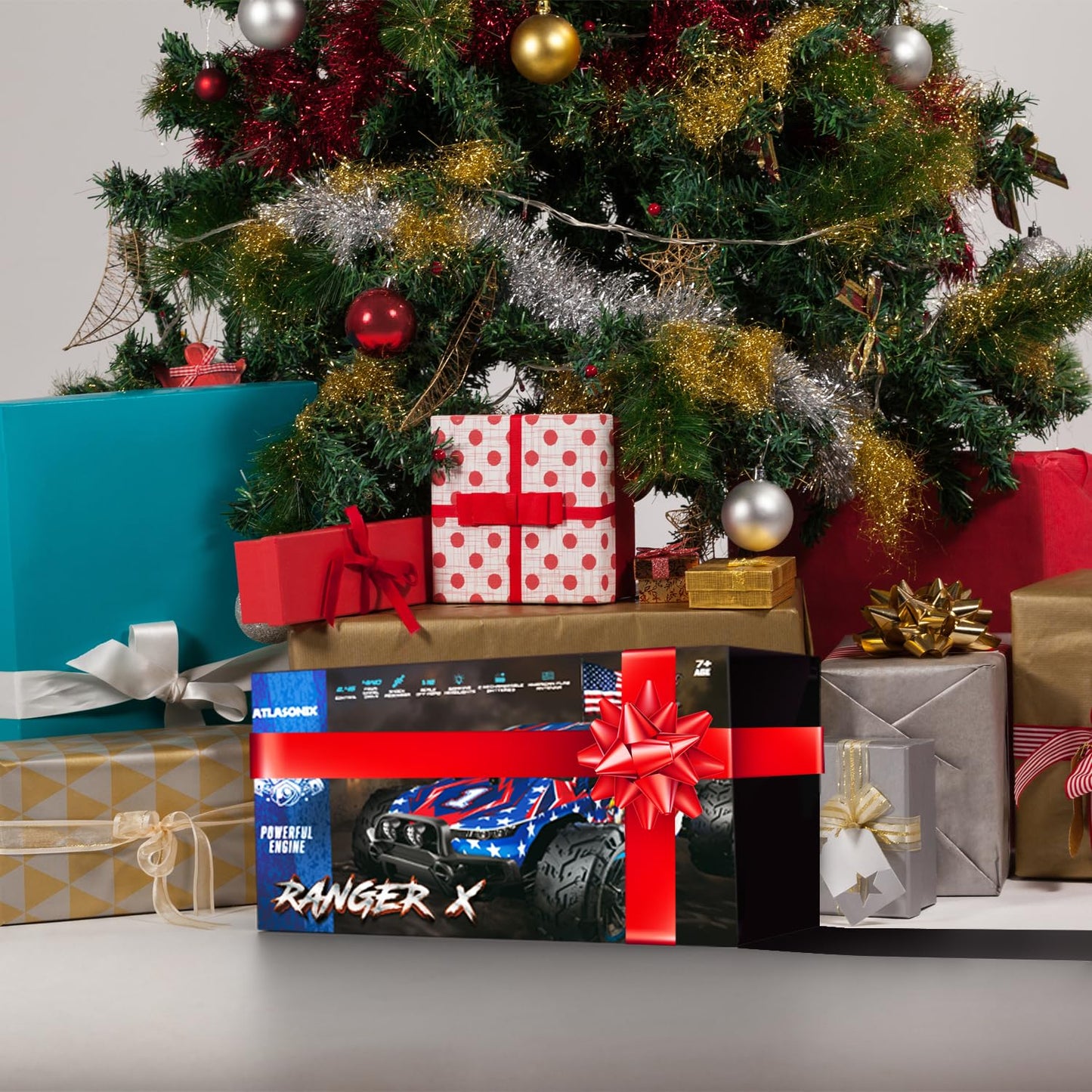 Fast RC Car 4x4 Truck - 36 mph 1:16 Brushless Motor Remote Control Car for Adults & Kids - Monster Off-Road, Durable, High-Speed Stunt with Extra Parts - Carro de Control Remoto