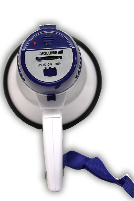 Rhode Island Novelty 8" Supporters Megaphone with Siren Sound, colors may vary