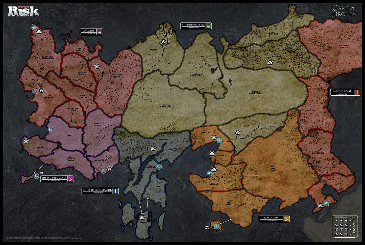 Risk Themed Game of Thrones Strategy Board Game |for Game of Thrones Fans | Official Merchandise | Based on The TV Show on HBO