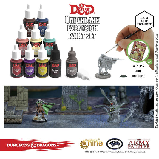 The Army Painter - D&D - Nolzur's Marvelous Pigments - Underdark Paint Set & Miniature