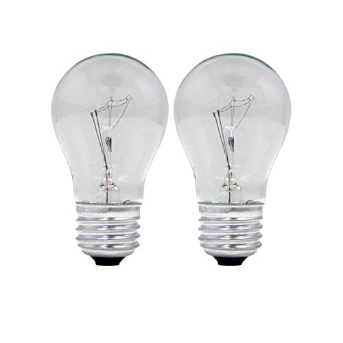 Lava 40-Watt Replacement 2-Pack Brand 16.3 and 17 inch Lamps Light Bulb, 2 Count (Pack of 1), Clear