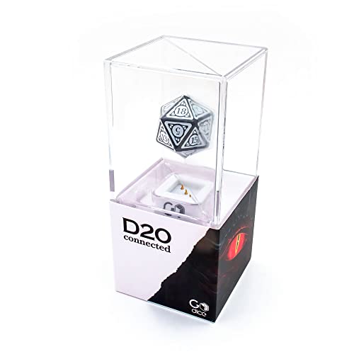 GoDice D20 Connected – The World’s First Connected Polyhedral Dice for Online RPG Play. Connects to Roll20,