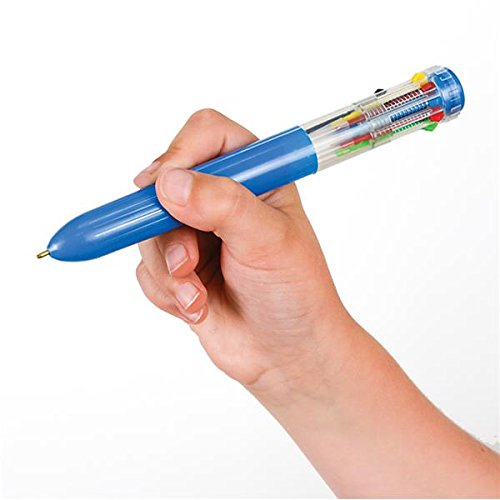 Ten Color Retractable Pen Set of 3 Retro Pens