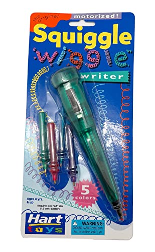Squiggle Wiggle Writer - The Original Vibrating Motorized Pen - 4 Pack
