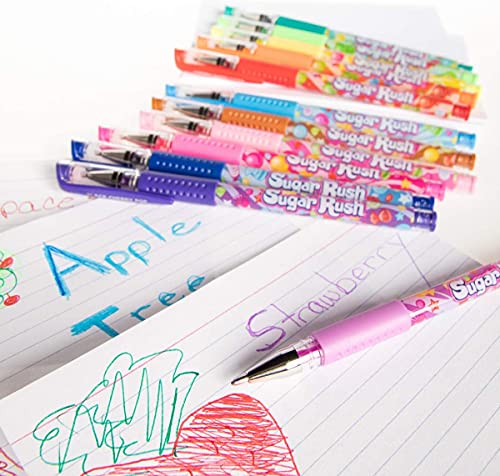 Scentos Scented Gel Pens in Sugar Rush Candy Scents - Cool Writing & Journaling Gift Idea