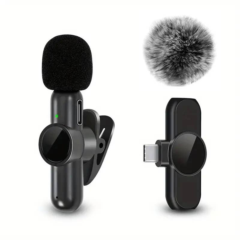 Wireless Bluetooth Lavalier Mic | Portable Vlogging Kit