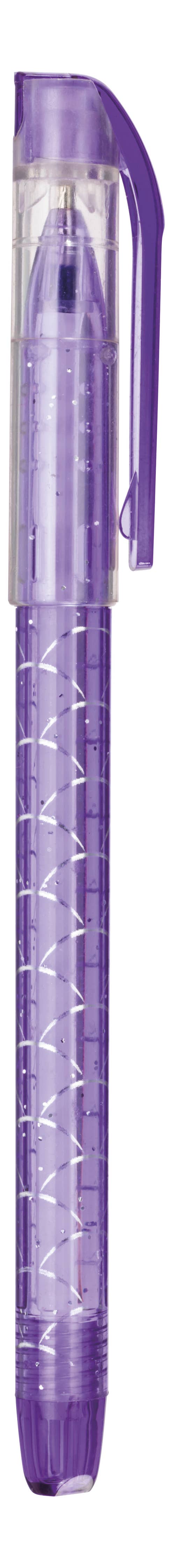 Mermaid Tattoo Gel Pens Kit – 6 Shimmery Colors with Stencils