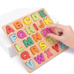 Children Wooden Puzzle Montessori Toys For Baby 1 To 2 3 Years Old Kids Alphabet Matching Early Educational Games