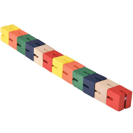 Wooden Fiddle Fidget Puzzle – Twist-and-Turn Sensory Brain Teaser Toy 1 Per Order