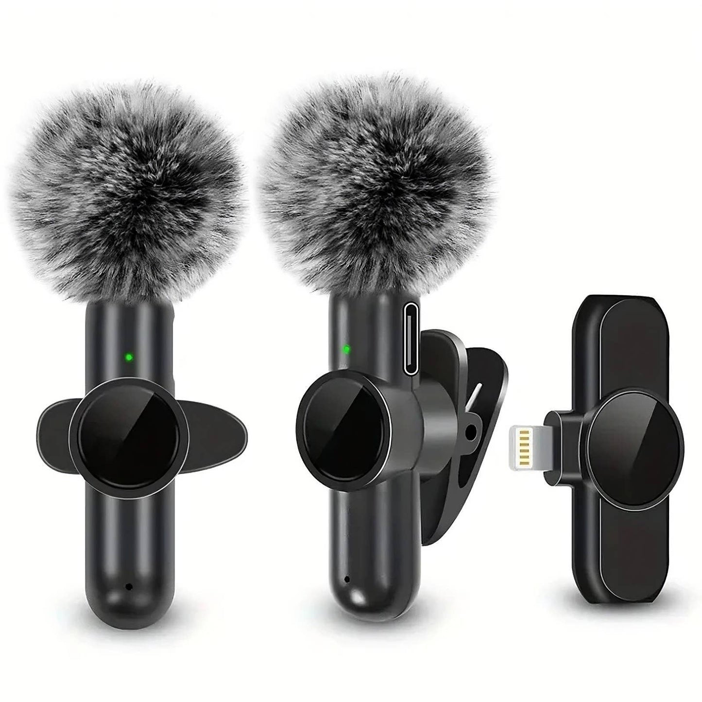 Wireless Bluetooth Lavalier Mic | Portable Vlogging Kit