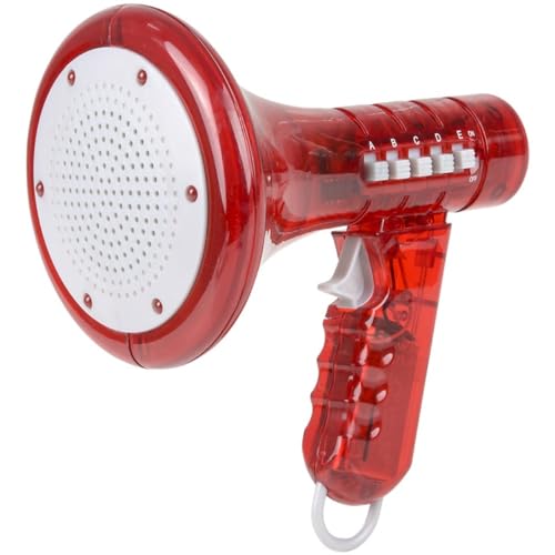 Rhode Island Novelty Multi Voice Changer – Cool Voice Changing Microphone with 10 Different Effects – Kids Megaphone Toy With LED Lights, Voice Disguiser Gag Gift For Kids And Adults