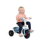Smoby -  Be Fun Blue Tricycle - Children's Bike from 15 Months - Adjustable and Removable Parental Stick