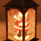 Vintage Christmas Musical LED Glitter Lantern – Santa Claus Snow Globe, 9.25"