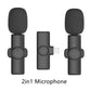 Wireless Lavalier Microphone Kit with Receiver, Clip-On Wireless Mic for iPhone, Android & Camera, Noise Reduction, Rechargeable for Vlogging, Podcasting, Interviews & Live Streaming