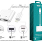 Lightning to Lightning & Audio Adapter