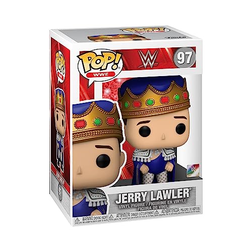 Funko POP WWE: Jerry The King Lawler, Multicolor, 3.75 inches