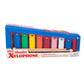 Schylling Wooden Xylophone - Colorful Kids Instrument - Includes Wooden Mallets and Embossed Metal Keys - Ages 3 and Up