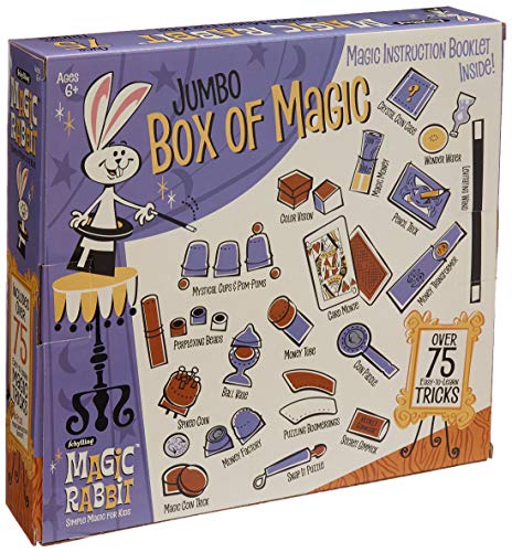 Schylling Magic Rabbit Jumbo Box of Magic Tricks Set