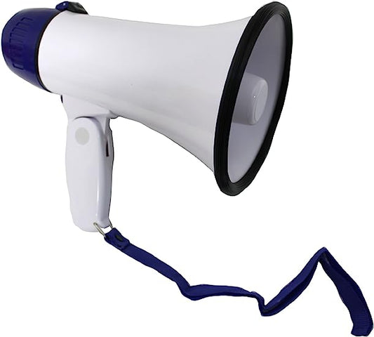 Megaphone with Siren Sound, Colors May Vary