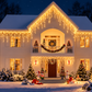 SOLIGHTU 50ft 500LED Icicle Christmas Lights – Plug-in, Indoor/Outdoor Decoration