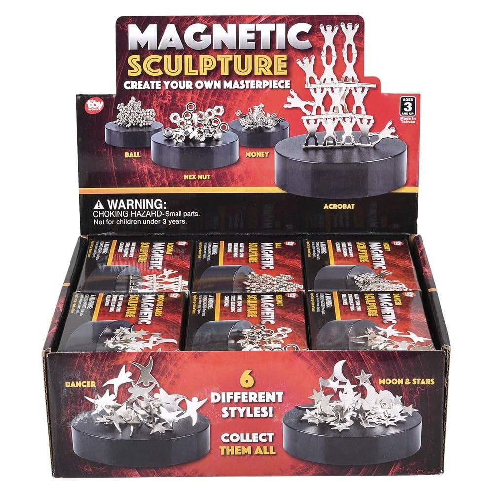 3.5-Inch Magnetic Sculpture Building Sets – Complete Set of 6
