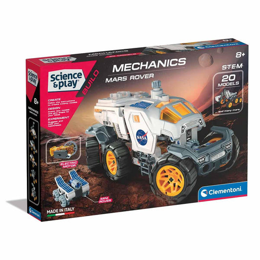 NASA Mars Rover Kit | Over 230 Interchangeable Parts | Construct 20 Creative Models | Dimensions: 17.8" x 12.2" x 2.8"