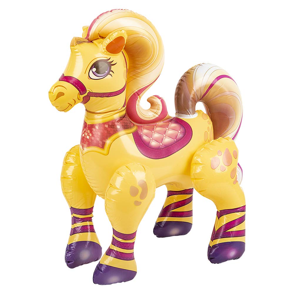 Rhode Island Novelty 24 Inch Princess Horse Inflates (3 Pieces Per Order)