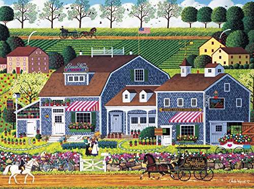 Charles Wysocki - Prairie Wind Flowers - 1000 Piece Jigsaw Puzzle