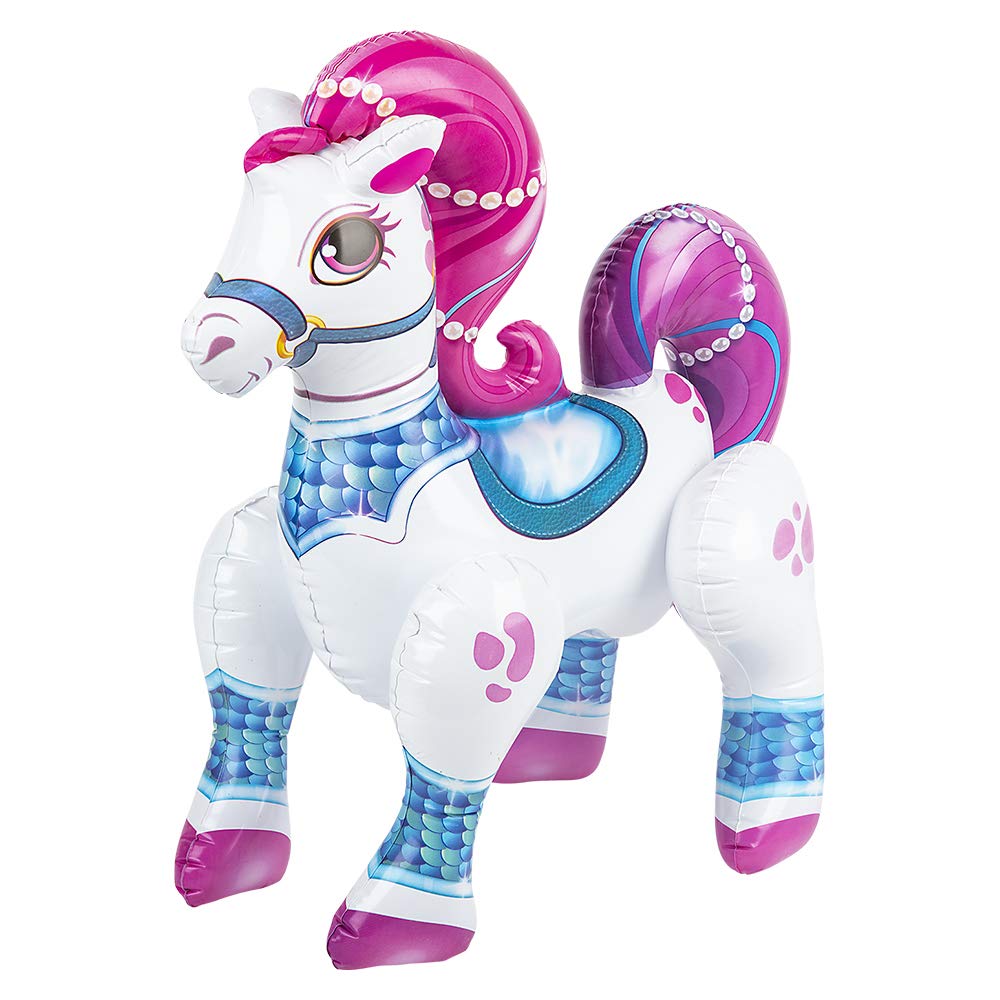 Rhode Island Novelty 24 Inch Princess Horse Inflates (3 Pieces Per Order)