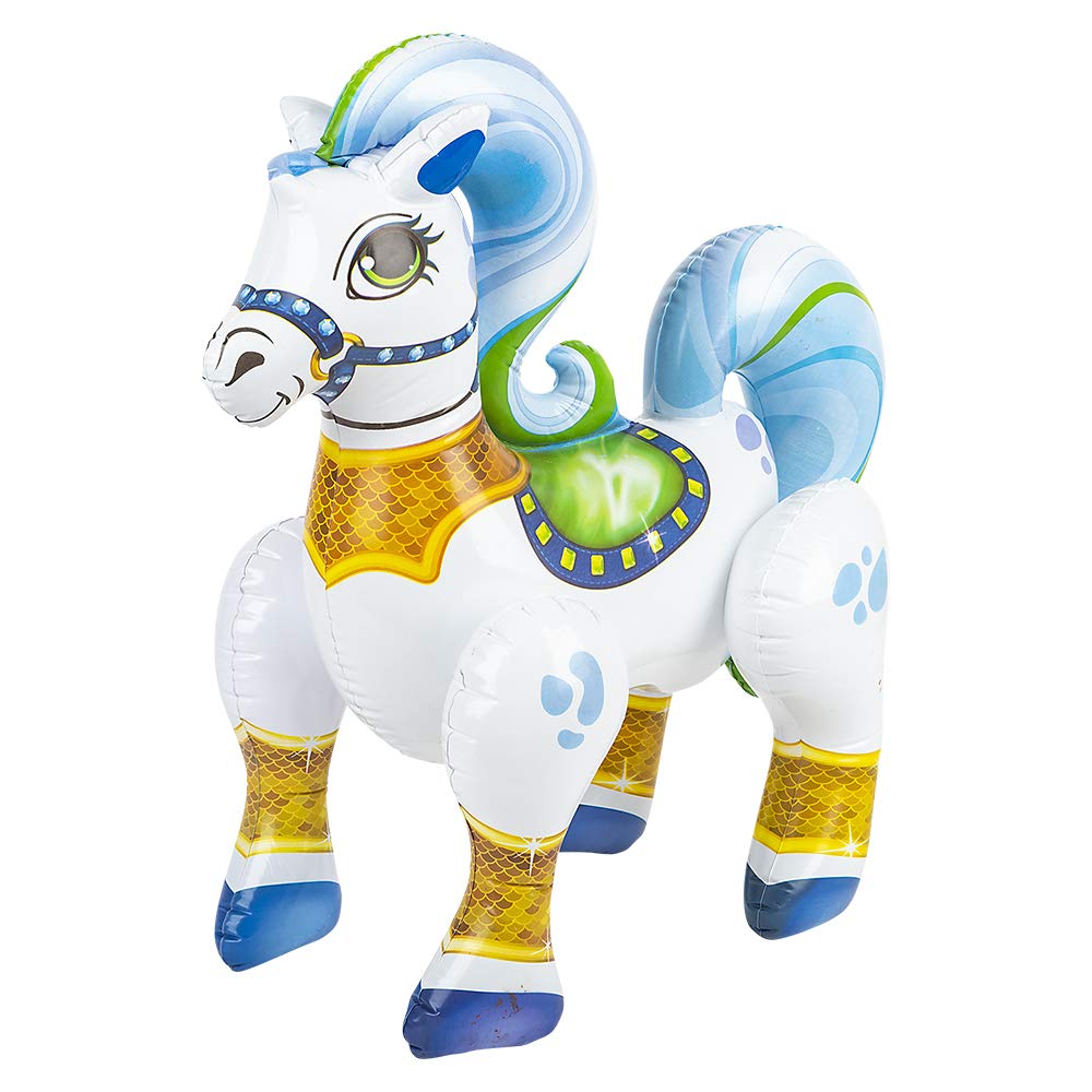 Rhode Island Novelty 24 Inch Princess Horse Inflates (3 Pieces Per Order)