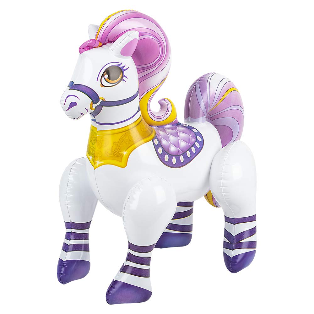 Rhode Island Novelty 24 Inch Princess Horse Inflates (3 Pieces Per Order)