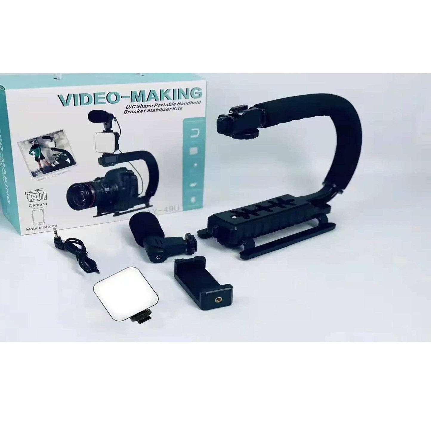 Portable Vlogging Kit with Microphone