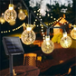 Solar Fairy Lights Outdoor, 36ft Weatherproof Crystal Ball LED String Lights with 8 Lighting Modes for Garden, Patio, Trees, Christmas, Weddings & Parties