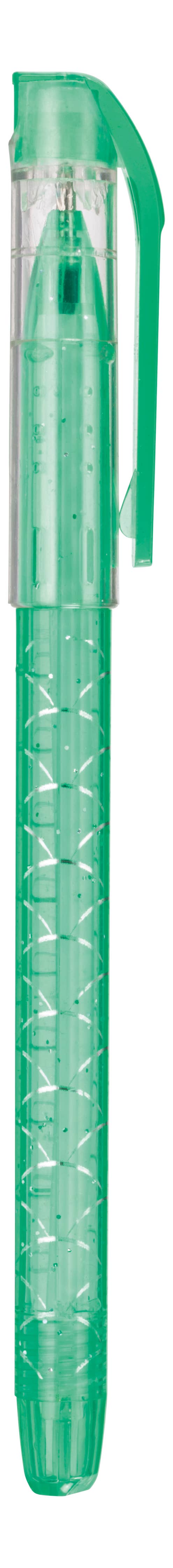 Mermaid Tattoo Gel Pens Kit – 6 Shimmery Colors with Stencils