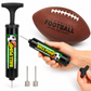 11" Regulation Size American Football with 8" Mini Ball Pump & 2 Inflation Needles – Sports Ball Set for Practice, Outdoor Play, Game Prizes & Gifts, Ages 8+