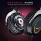 FIFINE RGB Gaming Headsets,Comfortable Over-Ear Headphones with Microphone,Wired Audio Jack Connection,Leather Passive-Noise-Cancelling Earcups,for PC PS4 PS5 Xbox Gamer Ampligame H3