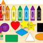 The Learning Journey: Lift & Learn Puzzle Colors & Shapes – Preschool Toys & Activities for Children Ages 3 and Up – Award Winning Educational Toy