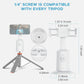 Auto-Tracking Phone Holder 360° AI Face Tracking Stand for Vlogging, Live Streaming & Video Calls