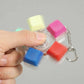 light Up Stress Relief Spinner Keyboard Keychain Bag Charms