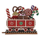 Candy Cane Train Car Ornament