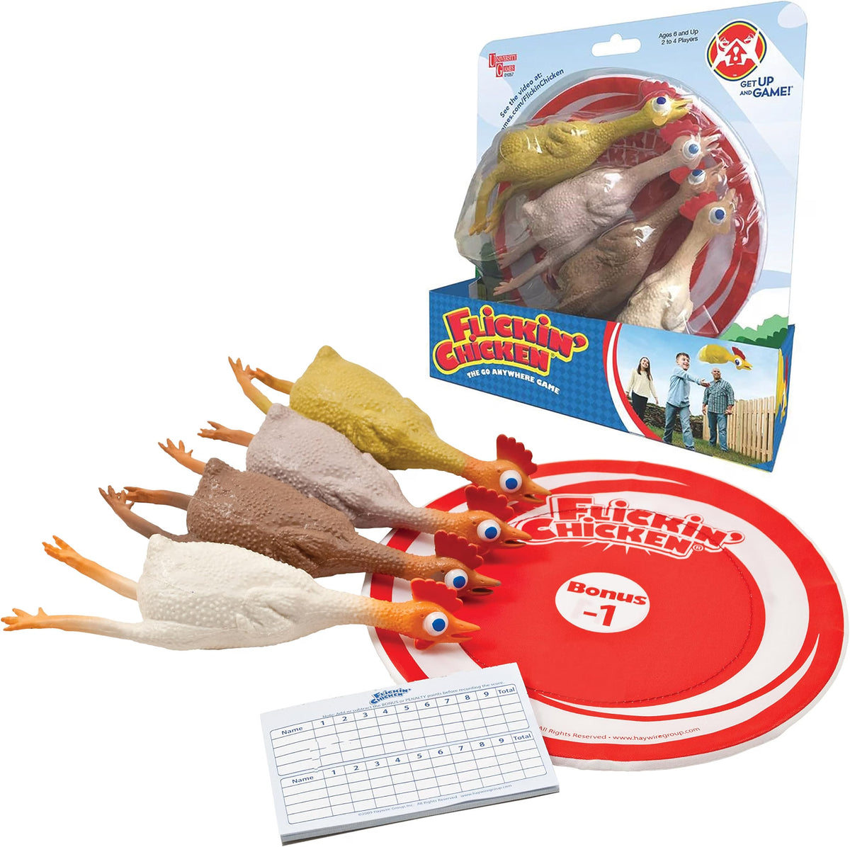 Flickin' Chicken Outdoor Yard & Lawn Game – Family Toss Game, Ages 6+