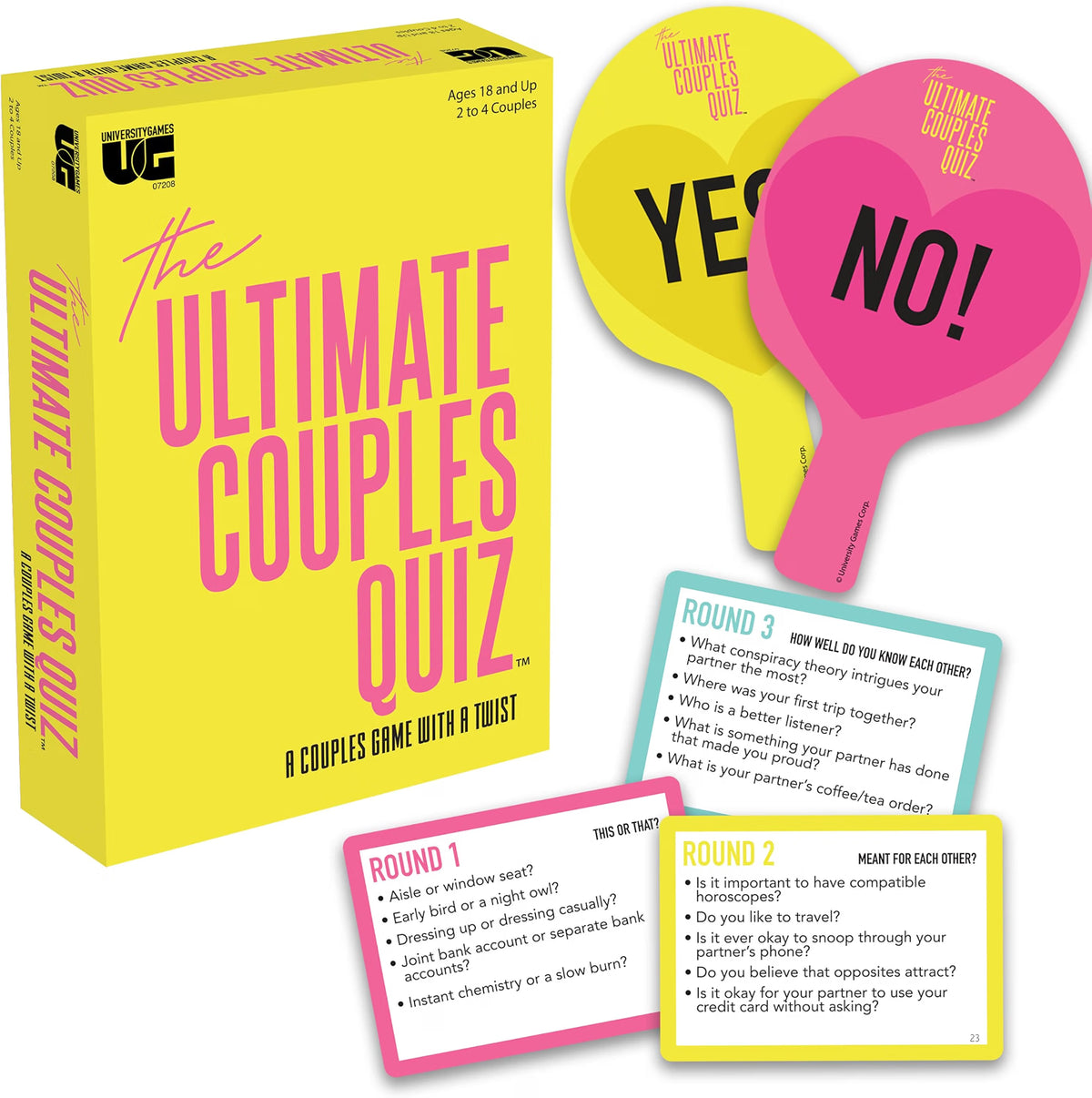 Ultimate Couples Quiz Card Game – Fun Relationship Questions & Date Night Game for Adults 18+