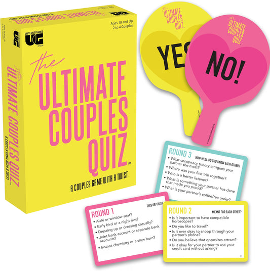 Ultimate Couples Quiz Card Game – Fun Relationship Questions & Date Night Game for Adults 18+