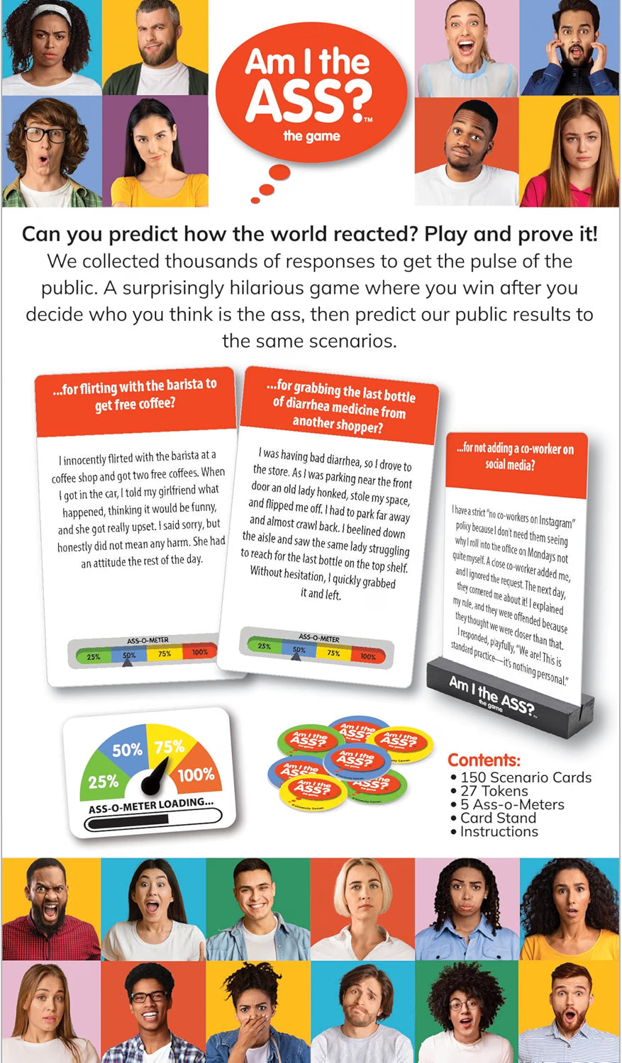 Am I The A? Adult Party Game – Funny Debate & Conversation Game for Game Night, Ages 18+