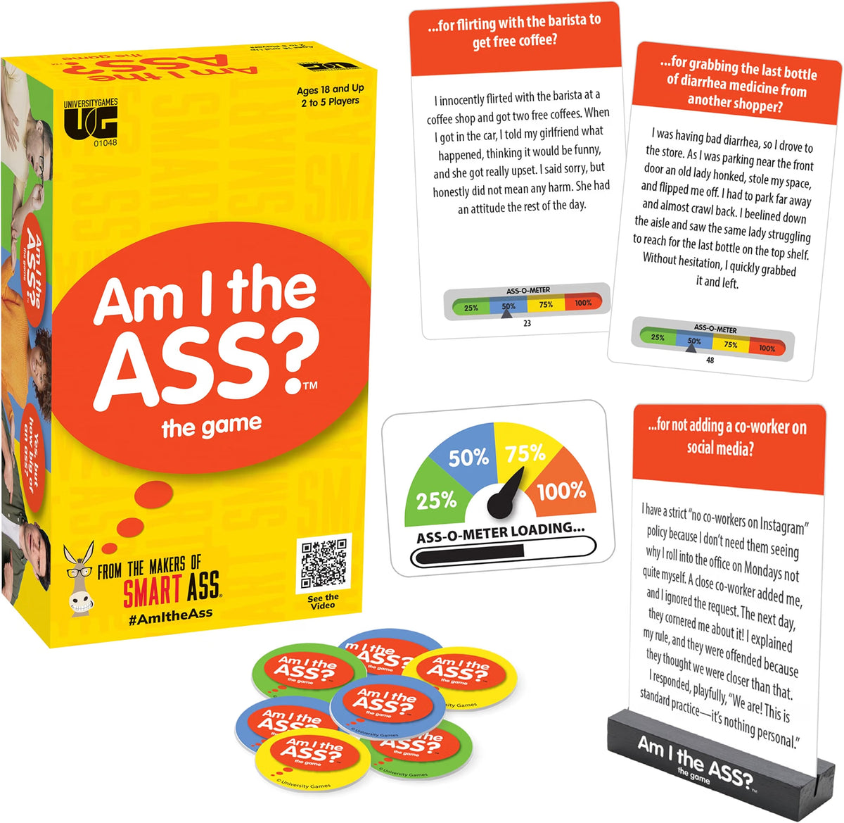 Am I The A? Adult Party Game – Funny Debate & Conversation Game for Game Night, Ages 18+