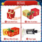 FUN LITTLE TOYS 3PCS Christmas Lighted Gift Boxes, Light Up with White LED Lights and Decorative Mistletoe, Christmas Decorations for Home Indoor Patio Outdoor Garden Lawn